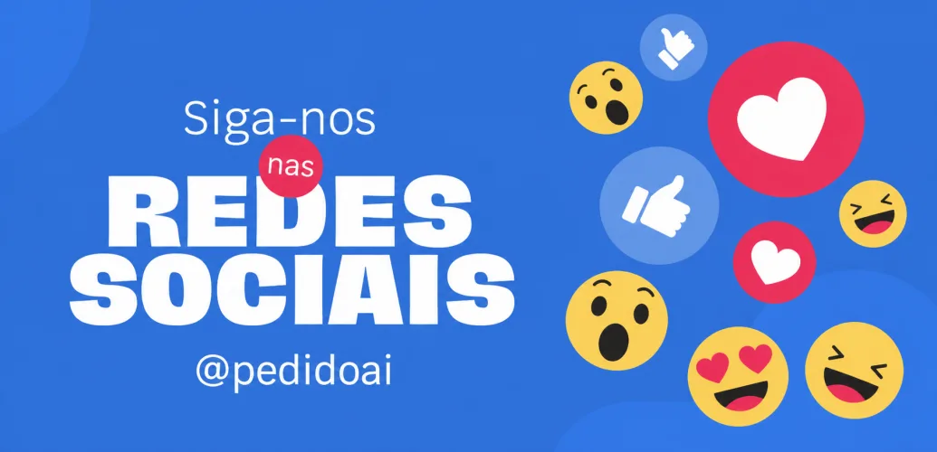 Siga nas redes sociais